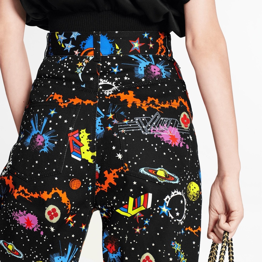 Louis Vuitton Ace Pocket Galaxy print Carrot pant